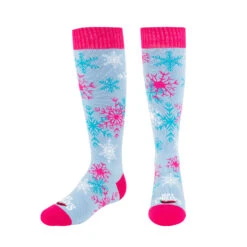 Hot Chilly's Youth Snowflake Mid Volume Socks