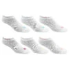 PowerSox Women's No-Show Socks - 6-Pack