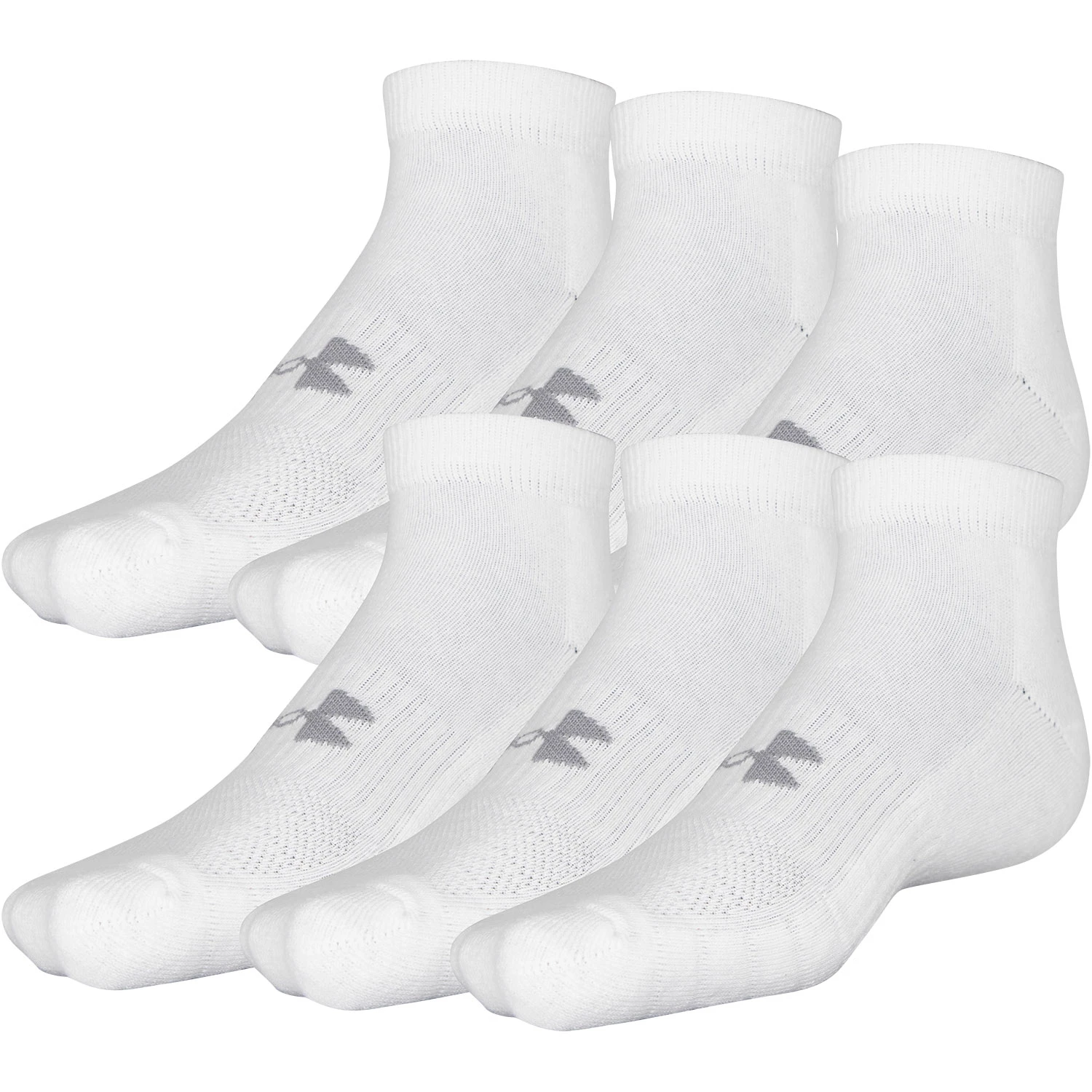 Under Armour Training Cotton 2.0 Low-Cut Socks - 6-Pack - Image 2