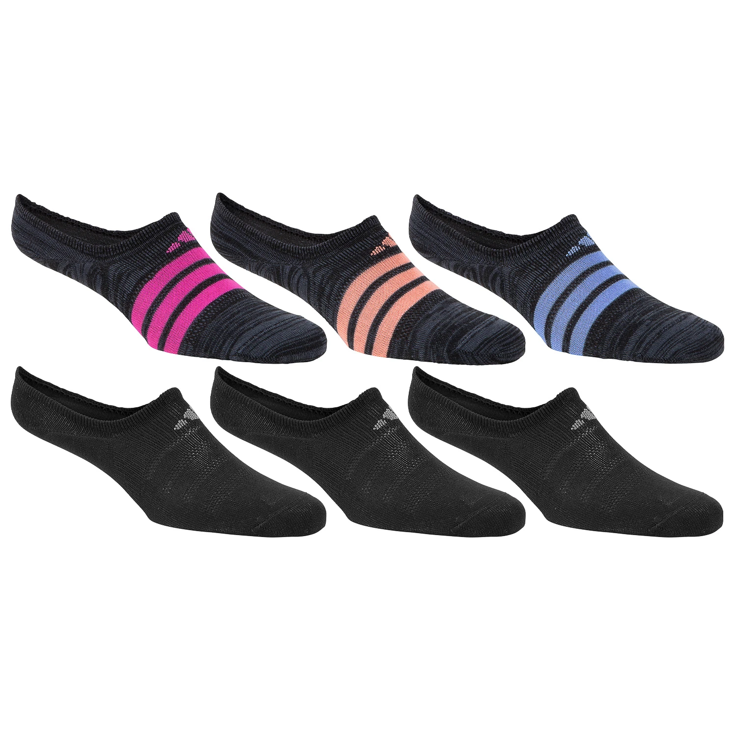 Adidas Women's Superlite Super No-Show Socks - 6-Pack