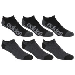 Adidas Linear Super Lite No Show Socks - 6-Pack