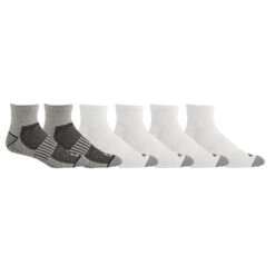Columbia Men's Athletic Quarter Socks - 6-Pack