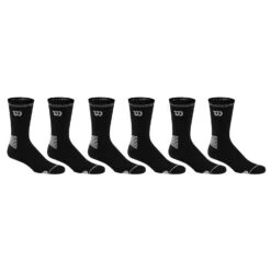 Wilson Performance Crew Socks - 6-Pack