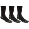 Northpoint Trading Men's Heavy-Duty Work Socks - 3-Pack