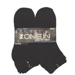 Zone In Men's Low-cut Socks - 20-Pack