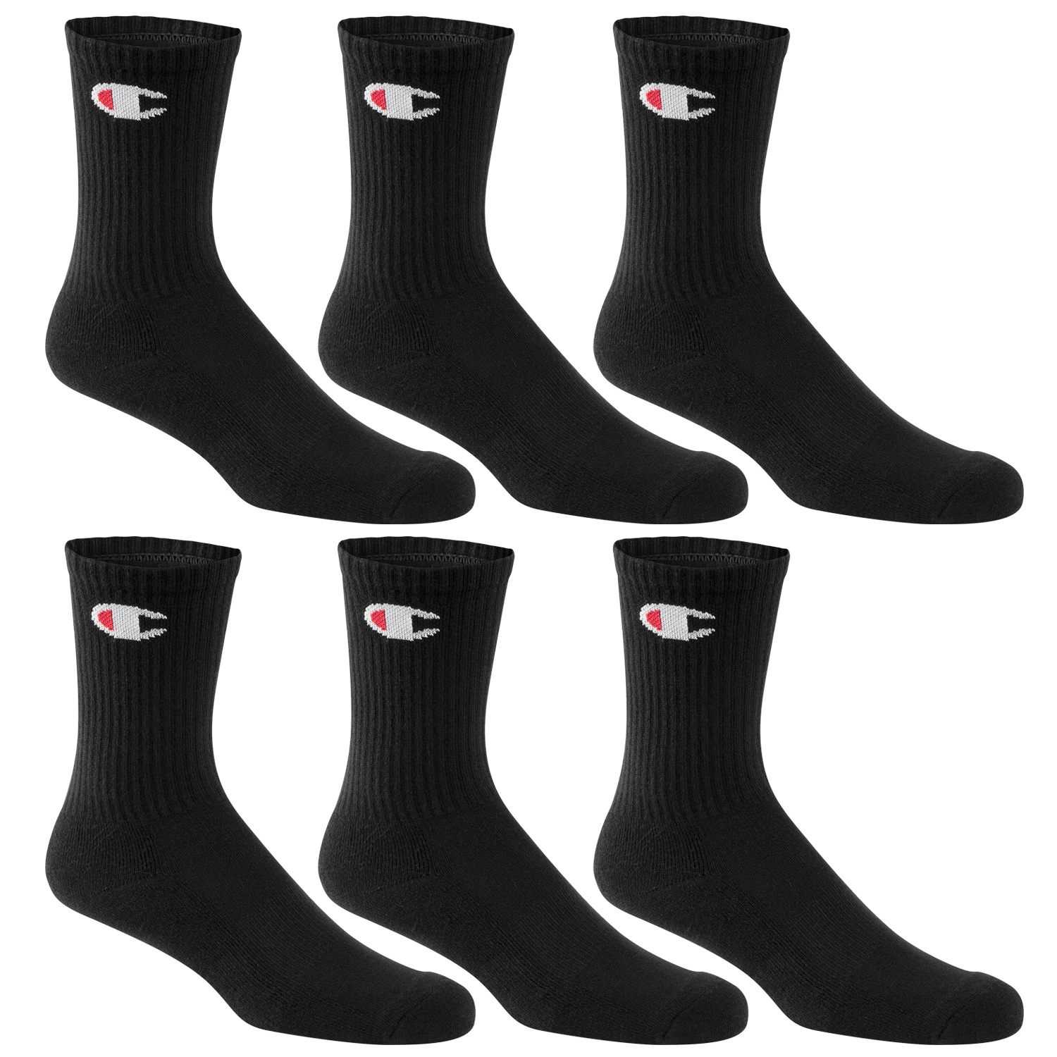 Champion Men's Crew Socks - 6-Pack